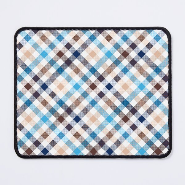 Item preview, Check plaid pattern in blue color. Tartan retro design. designed and sold by SolarDesign.