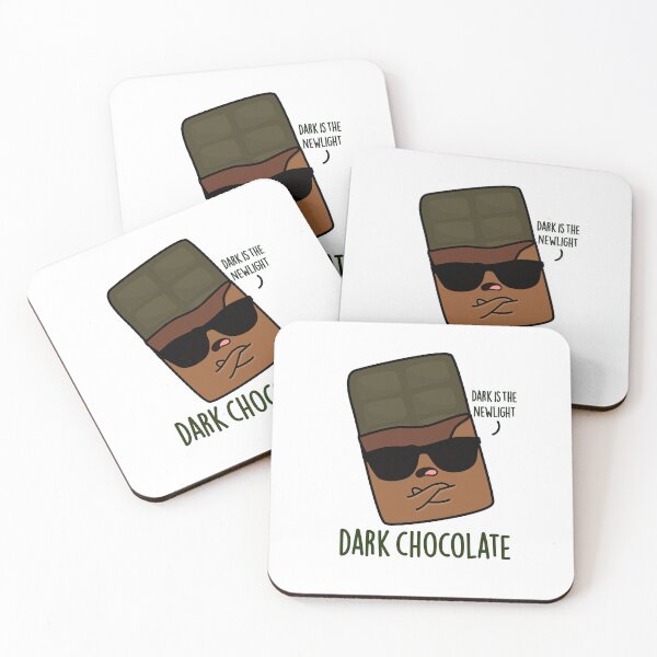 Item preview, Dark Chocolate Funny Food Puns  designed and sold by punnybone.