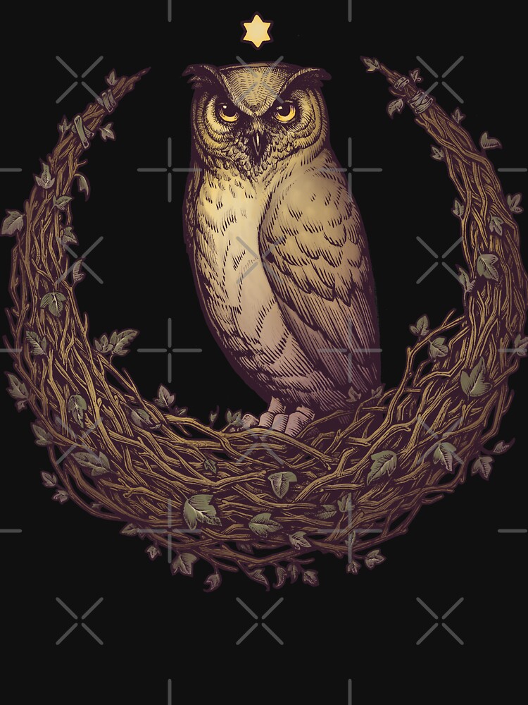 Owl Hedera Moon by medusadollmaker