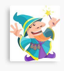 Funny wizard Metal Print