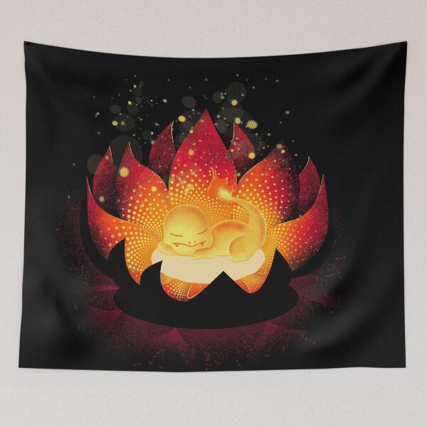 Item preview, Sleeping beauty, cute animals red fire designed and sold by erion5k.