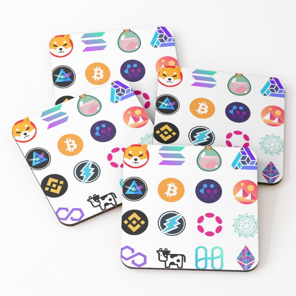 Item preview, Cryptocurrencies Bitcoin Ethereum Cardano Binance Coin XRP Solana Polkadot Dogecoin Uniswap Terra Avalanche SHIBA INU coin Crypto com Coin Polygon Litecoin Chainlink designed and sold by KryptonianBoy.