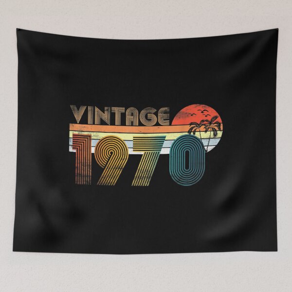Item preview, Vintage Made In 1970 52nd Birthday Gift Retro Classic 1970  designed and sold by tomekae.