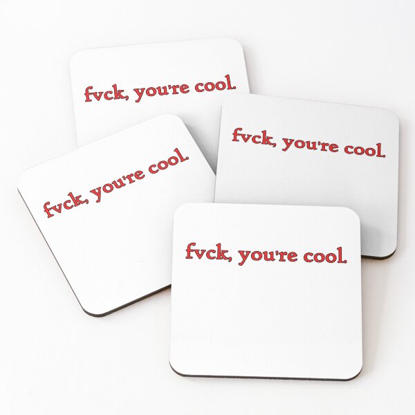 Item preview, fvck, you're cool in red designed and sold by WillDoo.