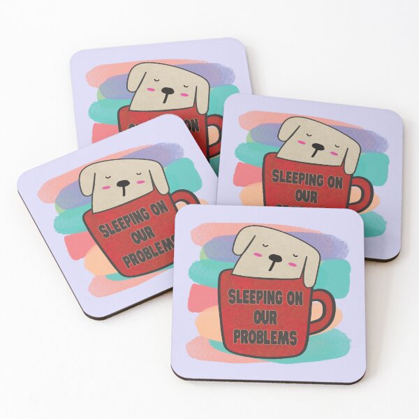 Item preview, sleeping on our problems - Funny quotes designed and sold by VichallanStudio.
