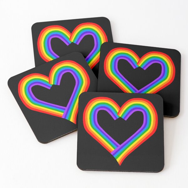 Item preview, Rainbow Heart Shape designed and sold by Deborah Camp.