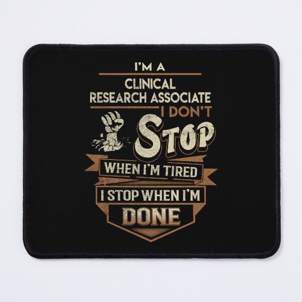 Item preview, Clinical Research Associate T Shirt - I Stop When Done Job Gift Item Tee designed and sold by natalinedk.