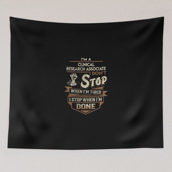 Item preview, Clinical Research Associate T Shirt - I Stop When Done Job Gift Item Tee designed and sold by natalinedk.