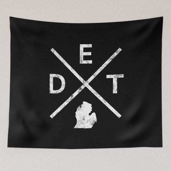 Item preview, Vintage Detroit Retro DET Cross designed and sold by pixeljamz.