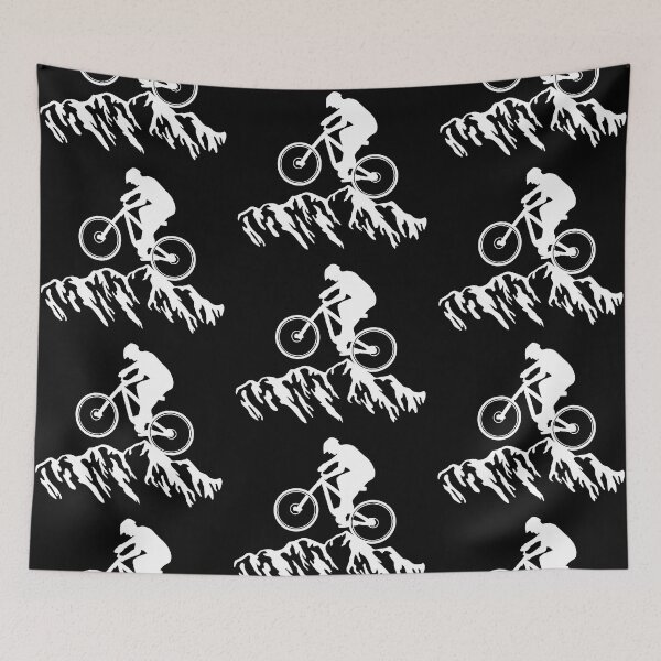Item preview, Mountain biking, cycling, mountain biking designed and sold by claudiasartwork.