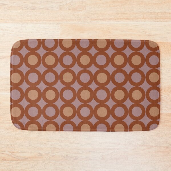 Item preview, Coffee brown circle pattern for any item designed and sold by Anahit Petrosyan Art Studio & Unique Print Designs for a Gift.