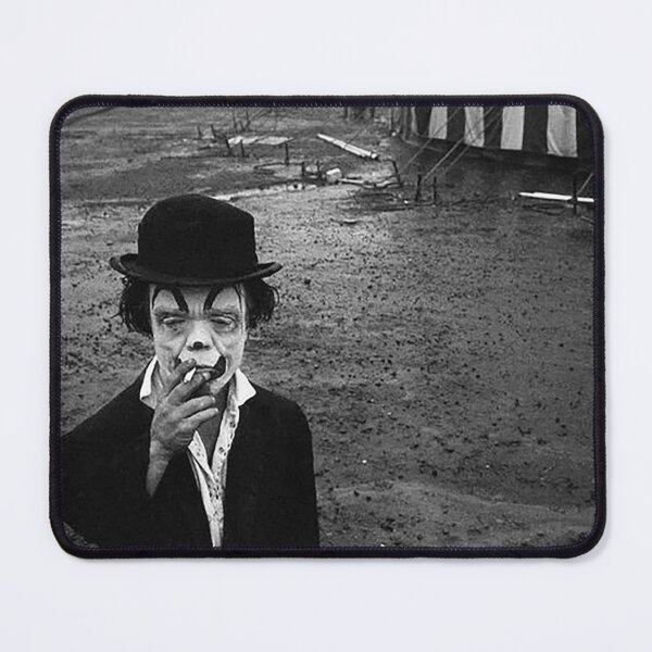 Item preview, Clown, sad clown, Smoke break, smoking clown, scary clown, vintage circus, Clyde Beatty Circus, circus clown, designed and sold by Nostrathomas66.