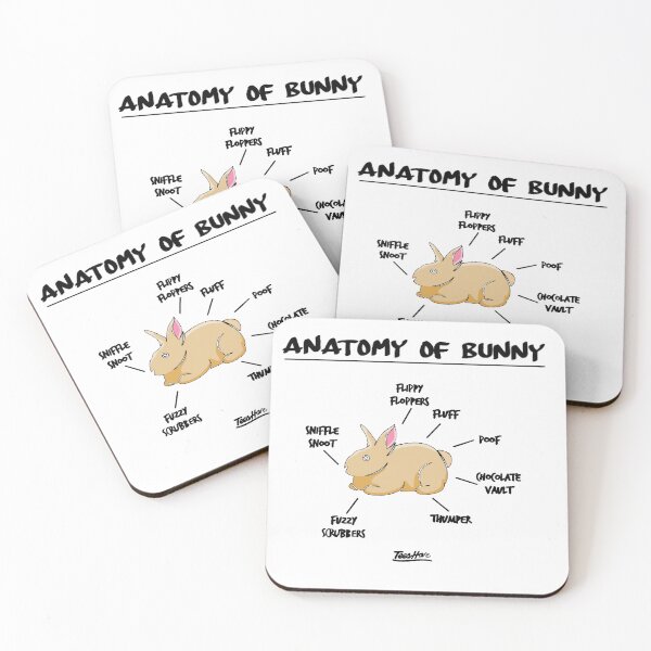 Artikelvorschau, Anatomie eines Häschen-Geschenke für Häschen-Liebhaber-lustiges Kaninchen-Geschenk-T-Shirt entworfen und verkauft von AllEyesOnHim.