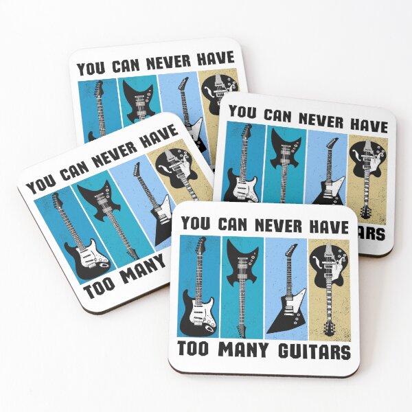 Item preview, You Can Never Have Too Many Guitars (Blue) designed and sold by bloody-L.