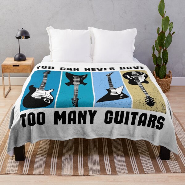 Item preview, You Can Never Have Too Many Guitars (Blue) designed and sold by bloody-L.