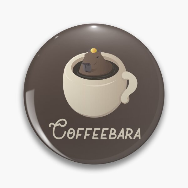 Item preview, Funny Capybara Coffee Puns ~ Coffeebara designed and sold by Marzuqi Che Rose.