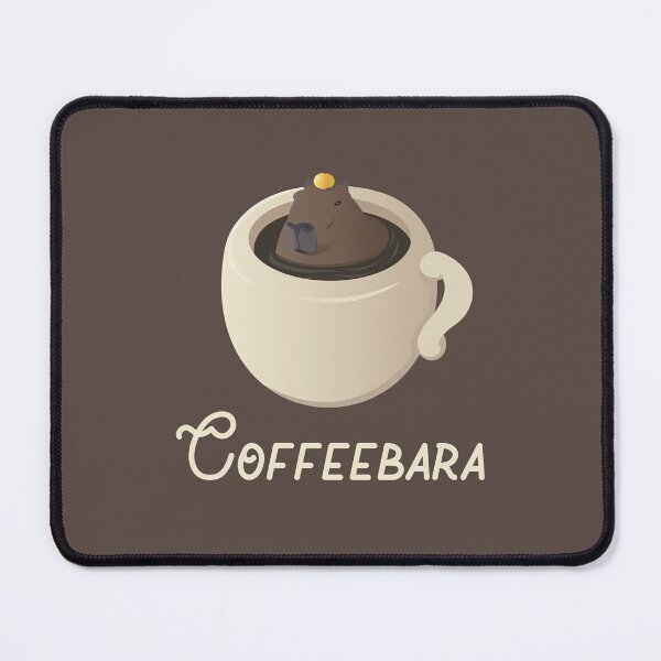 Item preview, Funny Capybara Coffee Puns ~ Coffeebara designed and sold by Marzuqi Che Rose.