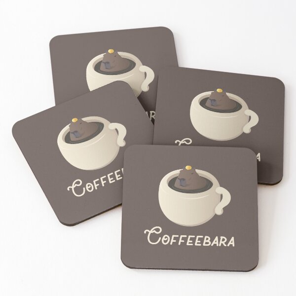 Item preview, Funny Capybara Coffee Puns ~ Coffeebara designed and sold by Marzuqi Che Rose.