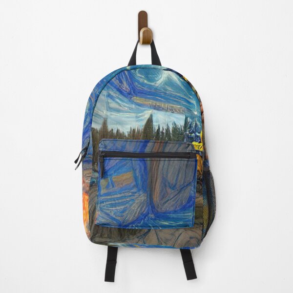 Item preview, Bonfire in a Starry Night Nature Painting Art Work Collection. designed and sold by Sloyar.