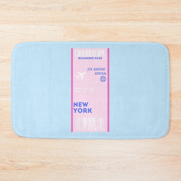 Item preview, Preppy airplane ticket New York JFk airport designed and sold by SUUSCK ★.
