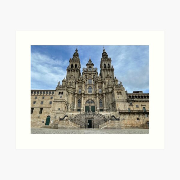 La Catedral de Santiago de Compostela, Spain (ES) Art Print