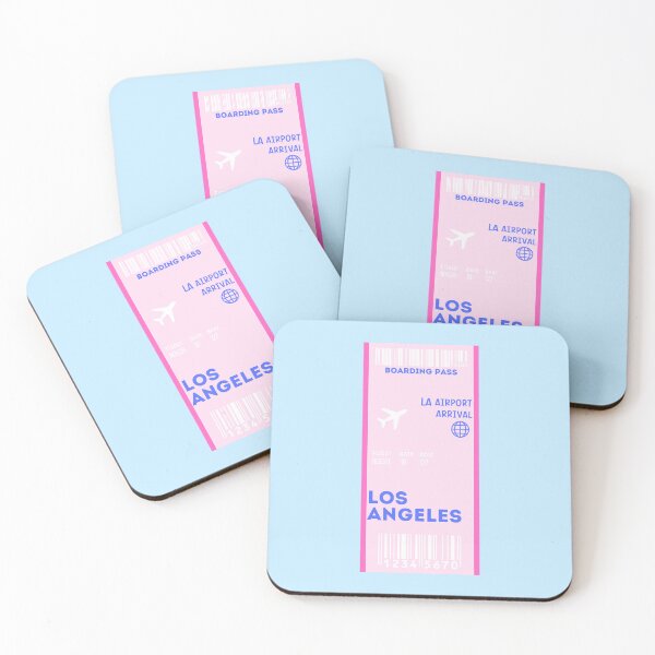 Item preview, Preppy airplane ticket Los Angeles LA airport designed and sold by SUUSCK ★.