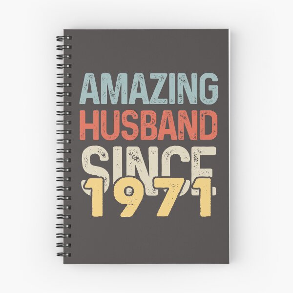 Item preview, Amazing Husband Since 1971 - Funny 1971 quote gift idea For Men and Women - funny wedding anniversary 51 years designed and sold by Mmmm3344.