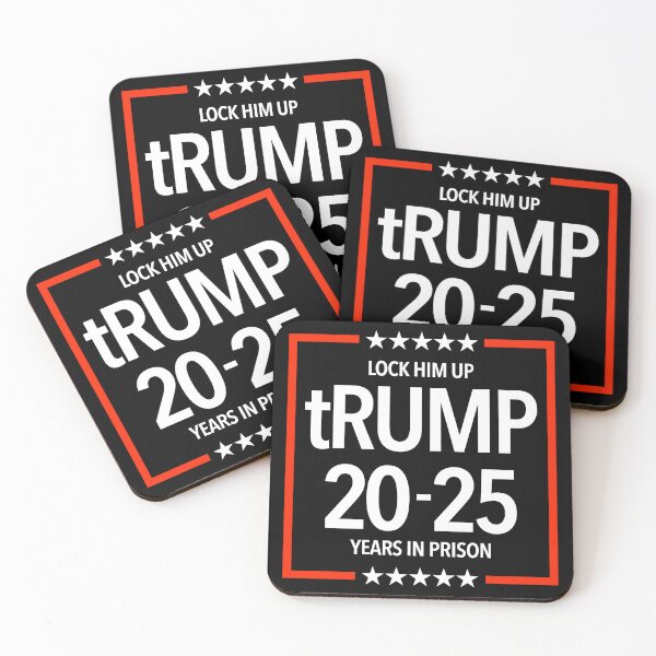 Item preview, tRump - Lock Him Up 20 - 25 Years in Prison (on black) designed and sold by Thelittlelord.