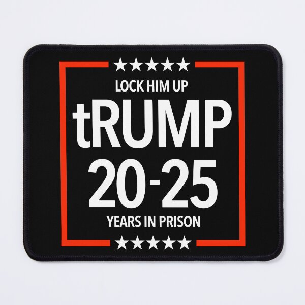 Item preview, tRump - Lock Him Up 20 - 25 Years in Prison (on black) designed and sold by Thelittlelord.