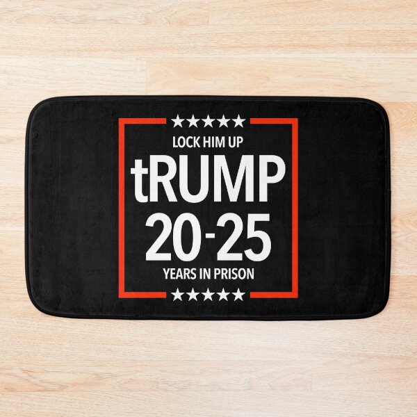 Item preview, tRump - Lock Him Up 20 - 25 Years in Prison (on black) designed and sold by Thelittlelord.
