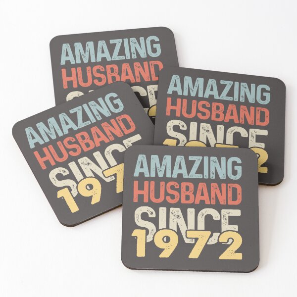 Item preview, Amazing Husband Since 1972 - Funny 1972 quote gift idea For Men and Women - funny wedding anniversary 50 years designed and sold by Mmmm3344.