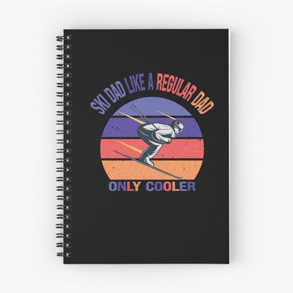 Item preview, Ski Dad Like A Regular Dad Only Cooler/Retro Vintage Sunset Design Skiing Dad Gift/ Adorable Gift For Skiing Lovers /Funny Skier Quote designed and sold by pedrored369.