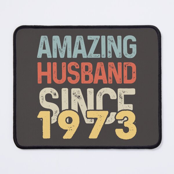 Item preview, Amazing Husband Since 1973 - Funny 1973 quote gift idea For Men and Women - funny wedding anniversary 49 years designed and sold by Mmmm3344.