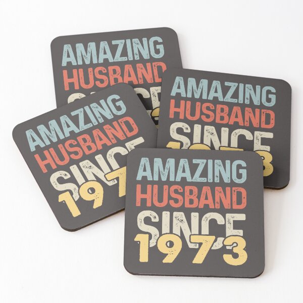 Item preview, Amazing Husband Since 1973 - Funny 1973 quote gift idea For Men and Women - funny wedding anniversary 49 years designed and sold by Mmmm3344.