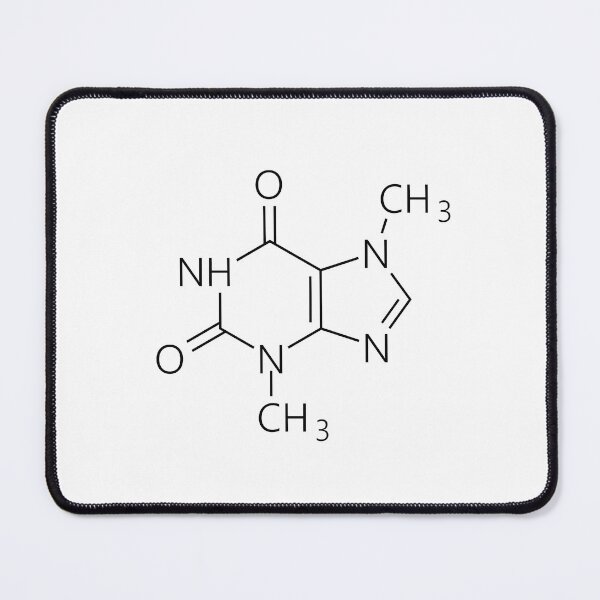 Item preview, Caffeine Molecule designed and sold by NerdyFancies.