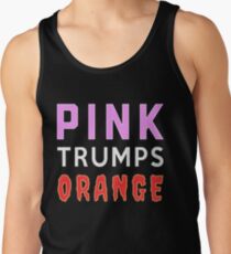 Kämpfen Sie für Gerechtigkeit Pink Trumps Orange Tank Top