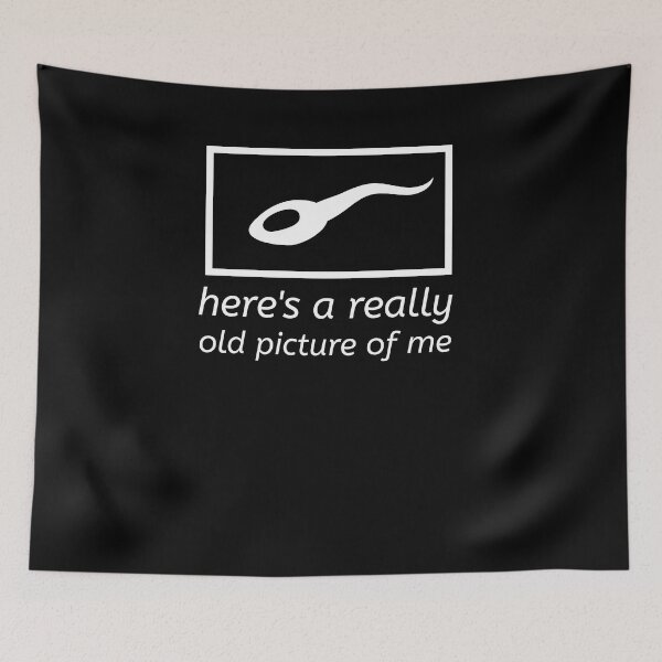 Item preview, Here's A Really Old Picture Of Me T-Shirt Funny Sperm Gag Gift designed and sold by 3colors3.