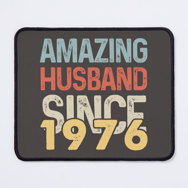 Item preview, Amazing Husband Since 1976 - Funny 1976 quote gift idea For Men and Women - funny wedding anniversary 46 years designed and sold by Mmmm3344.