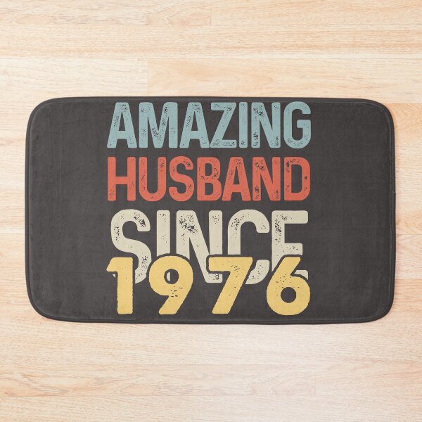 Item preview, Amazing Husband Since 1976 - Funny 1976 quote gift idea For Men and Women - funny wedding anniversary 46 years designed and sold by Mmmm3344.