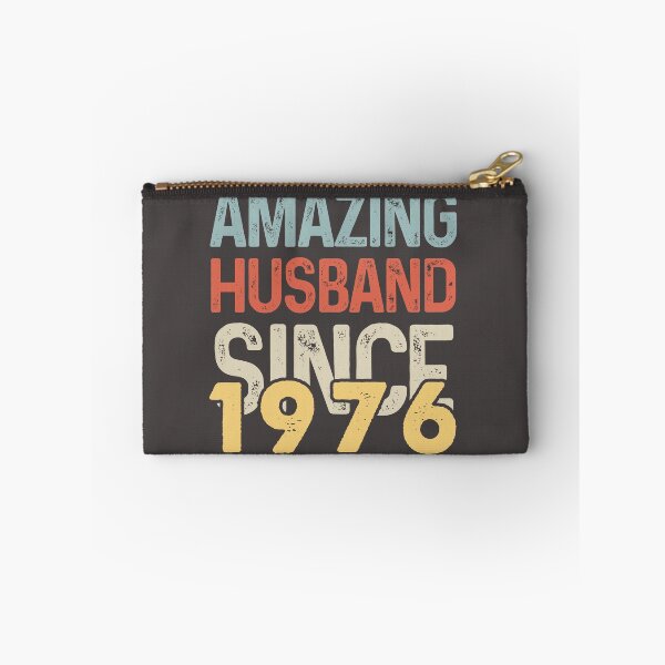Item preview, Amazing Husband Since 1976 - Funny 1976 quote gift idea For Men and Women - funny wedding anniversary 46 years designed and sold by Mmmm3344.