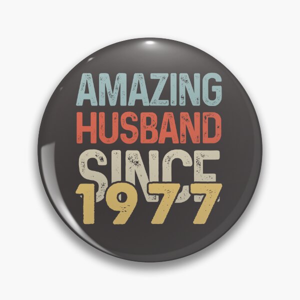 Item preview, Amazing Husband Since 1977 - Funny 1977 quote gift idea For Men and Women - funny wedding anniversary 45 years designed and sold by Mmmm3344.