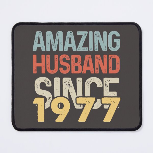 Item preview, Amazing Husband Since 1977 - Funny 1977 quote gift idea For Men and Women - funny wedding anniversary 45 years designed and sold by Mmmm3344.