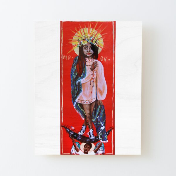 Our Lady of Guadalupe Wood Mounted Print