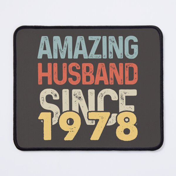 Item preview, Amazing Husband Since 1978 - Funny 1978 quote gift idea For Men and Women - funny wedding anniversary 44 years designed and sold by Mmmm3344.