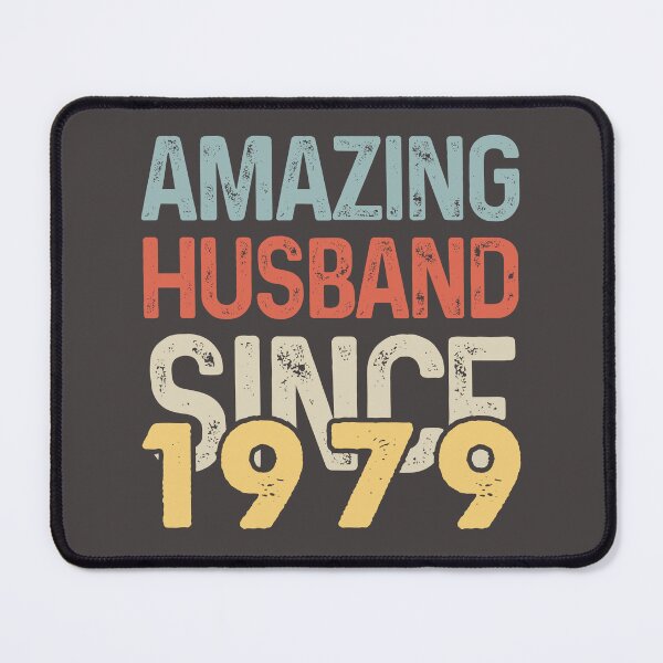 Item preview, Amazing Husband Since 1979 - Funny 1979 quote gift idea For Men and Women - funny wedding anniversary 43 years designed and sold by Mmmm3344.