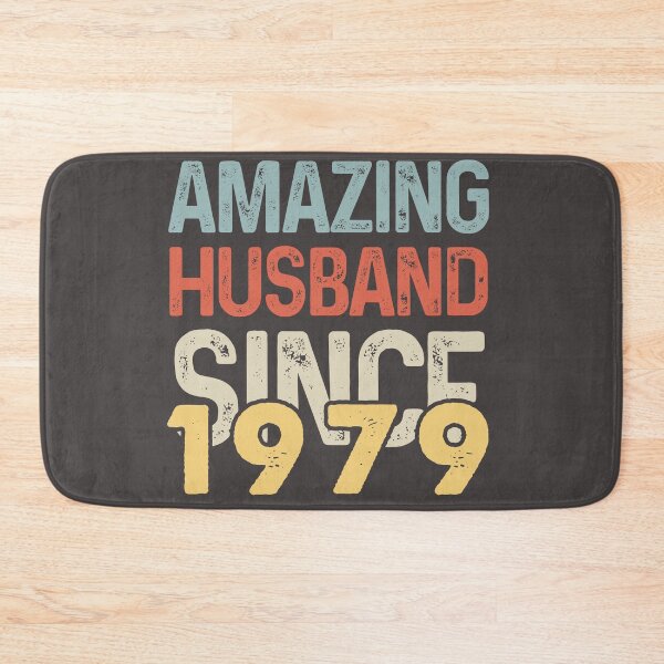 Item preview, Amazing Husband Since 1979 - Funny 1979 quote gift idea For Men and Women - funny wedding anniversary 43 years designed and sold by Mmmm3344.