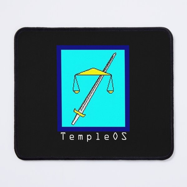 Item preview, TempleOS Text Logo Essential T-Shirt designed and sold by ThomasRitschel.
