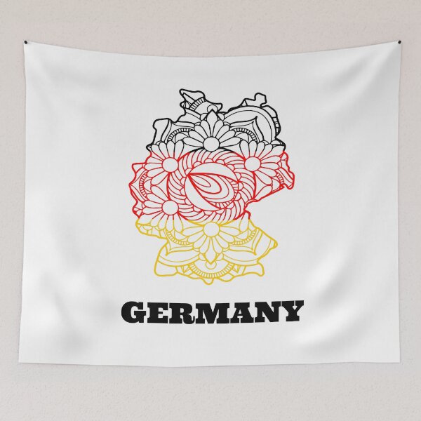 Item preview, Germany Map Flag designed and sold by Timcito.