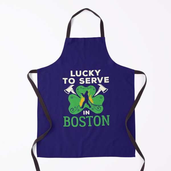 Item preview, St Patricks Day Firefighter Boston Lucky to Serve designed and sold by jaygo.