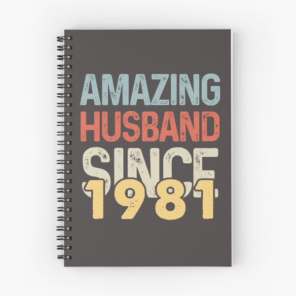 Item preview, Amazing Husband Since 1981 - Funny 1981 quote gift idea For Men and Women - funny wedding anniversary 41 years designed and sold by Mmmm3344.